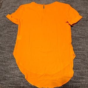 Orange blouse
